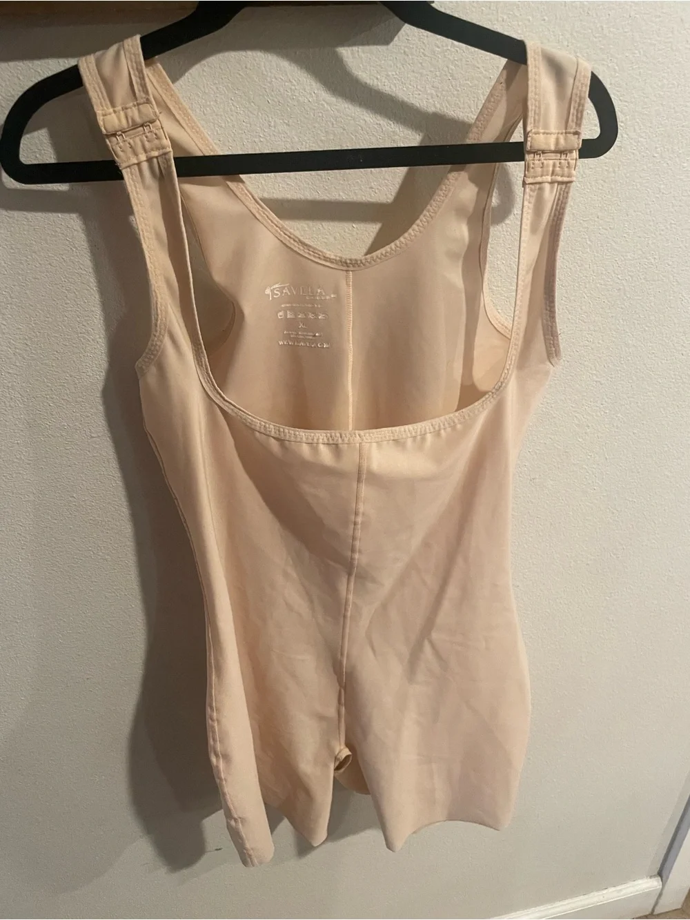 Isavela Sculpting Nude Shapewear Bodysuit with Wide Straps Size XL